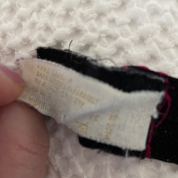EUC Vintage Victorias Secret Satin and Lace Gold Label 90’s pink/black b… - Picture 3 of 4